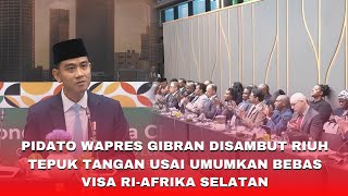 Download Lagu Pidato Bahasa Inggris Gibran Disambut Riuh Tepuk Tangan  MP3
