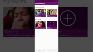 Kids story builder tutorial screenshot 1