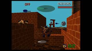 Buck Bumble (N64) - Training
Buck Bumble, prepare for combat against the Herd invasion!
Learn to pick up nectar from flowers (for extra health)... pick up points (10000 points = 1 extra life)... how to operate with red and yellow doors... to activate the teleport device... to activate the nuclear device... and - for sure! - learn to combat!
Console: N64
Developer: Argonaut Software
Publisher: Ubi Soft
Year: 1998 Buck Bumble (N64) - Training
