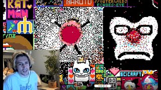 Xqcs Winston Gets Attacked With A Clown Nose Rplace