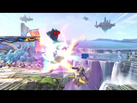 【概要欄解説あり】崖離しジャンプギガサンダー移動回避崖捕まり【スマブラSP】