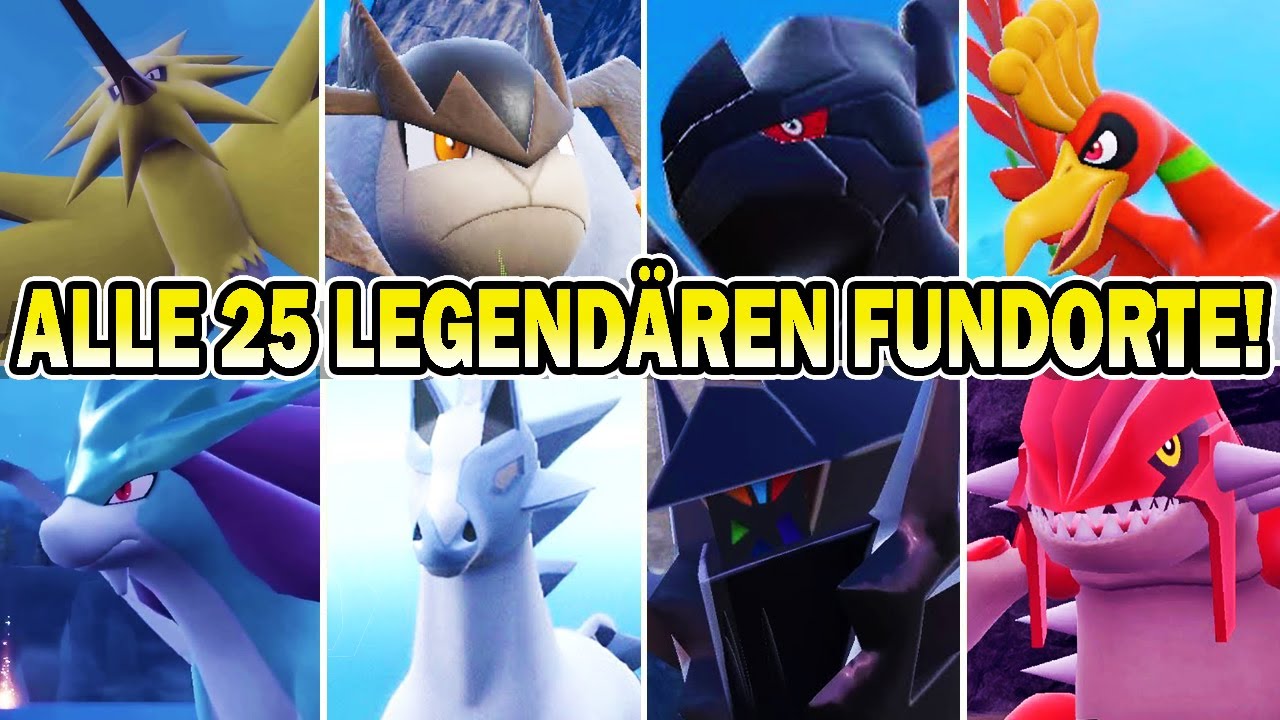 ALLE 25 LEGENDÄREN POKEMON FUNDORTE in Pokemon Karmesin & Purpur: DIE INDIGOBLAUE SCHEIBE DLC 🔵