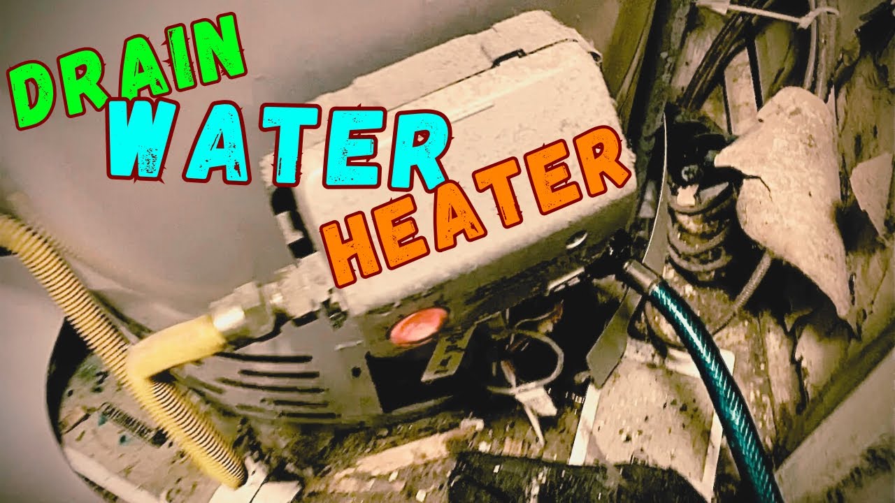 How to drain a water heater easy - YouTube