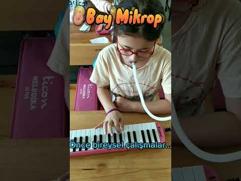 Bay Mikrop şarkısı nasıl çalınır, söylenir, solfeji yapılır, buyrun izleyelim 😊👍