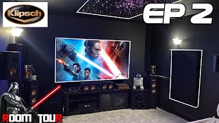 ALEX's LITTLE STARWARS MANCAVE 5.2.2 SETUP | KLIPSCH | SVS | ONKYO | EP 2