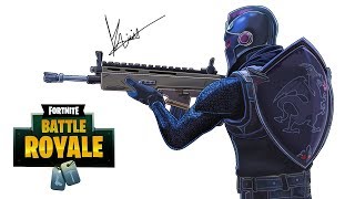 JOHN WICK VS CABALLERO NEGRO (OMEGA) FORTNITE DRAW ...
