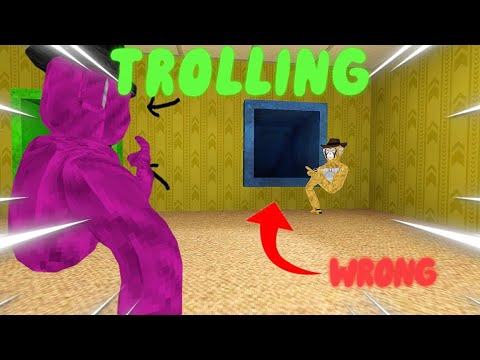 I TROLLED my brother in the Backrooms…