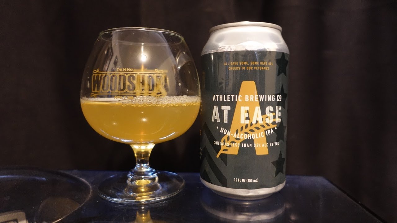 Athletic Brewing Company - At Ease IPA (Non-Alcoholic Craft Beer)