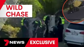 Underage rider arrested after a wild chase through Melbourne’s southeast | 7 News Australia