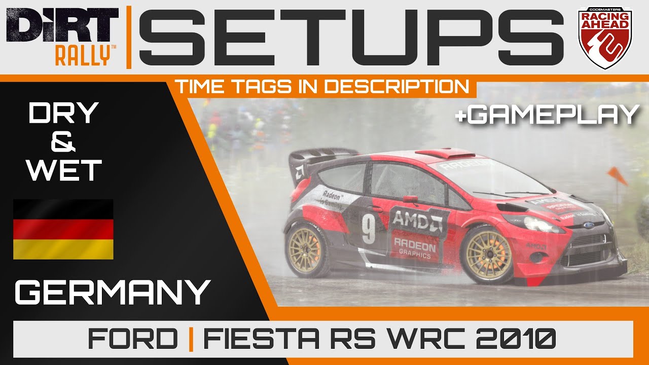 Ford Fiesta RS WRC 2010 Germany SETUPS DiRT Rally YouTube