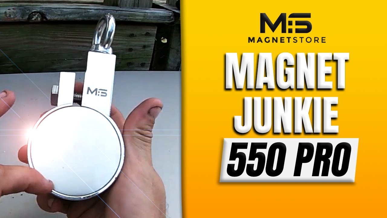 Magnet Junkie has a new crazy powerful Fishing Magnet - 550 Pro