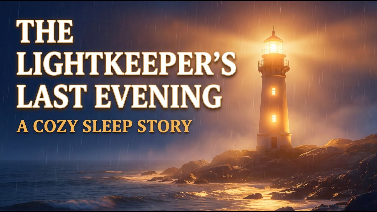 The Lighthouse That Stayed On All Night — A Cozy Sleep Story for Anxious Minds
