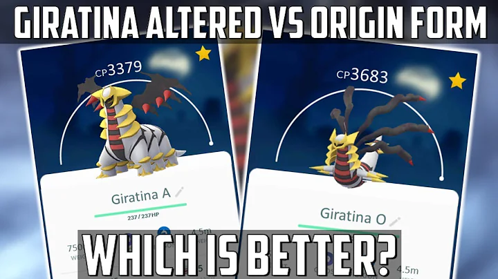 Giratina Altered VS Origin Form In Pokemon Go! Deep Dive