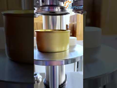 آلة إغلاق الغطاء شبه الأوتوماتيكية سهلة الفتح آلة ختم علب الصفيح الصغيرة يمكن آلة