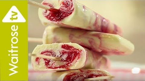 Raspberry Ripple Lollies | Waitrose