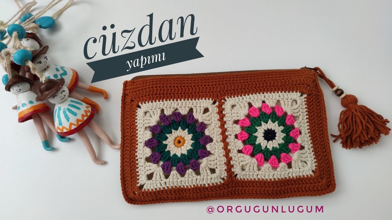 Cüzdan Yapımı ✨ Örgü Cüzdan 🌸 Handmade Bag ✨ Crochet Bag✨ Motifli Cüzdan Yapımı