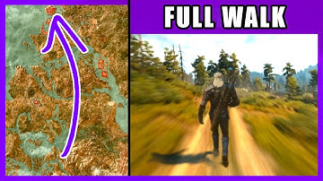 Full Walk Across the Map (ASMR) | The Witcher 3 (Novigrad + Velen)