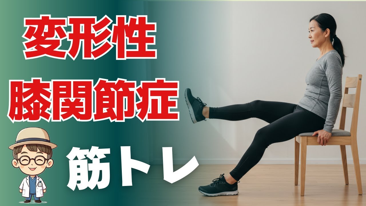 変形性膝関節症に効く！整形外科医オススメの簡単筋力トレーニング２選