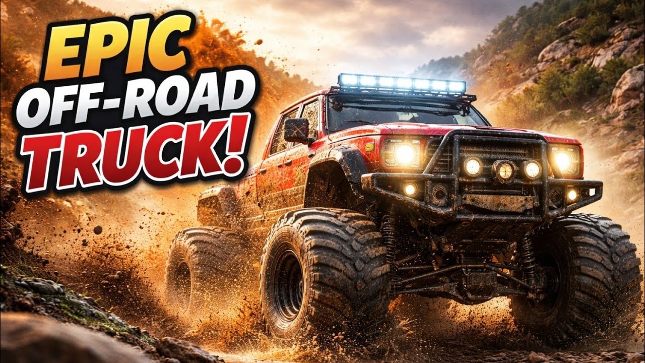 The Ultimate Engine-Driven Mud Ramp Adventure!