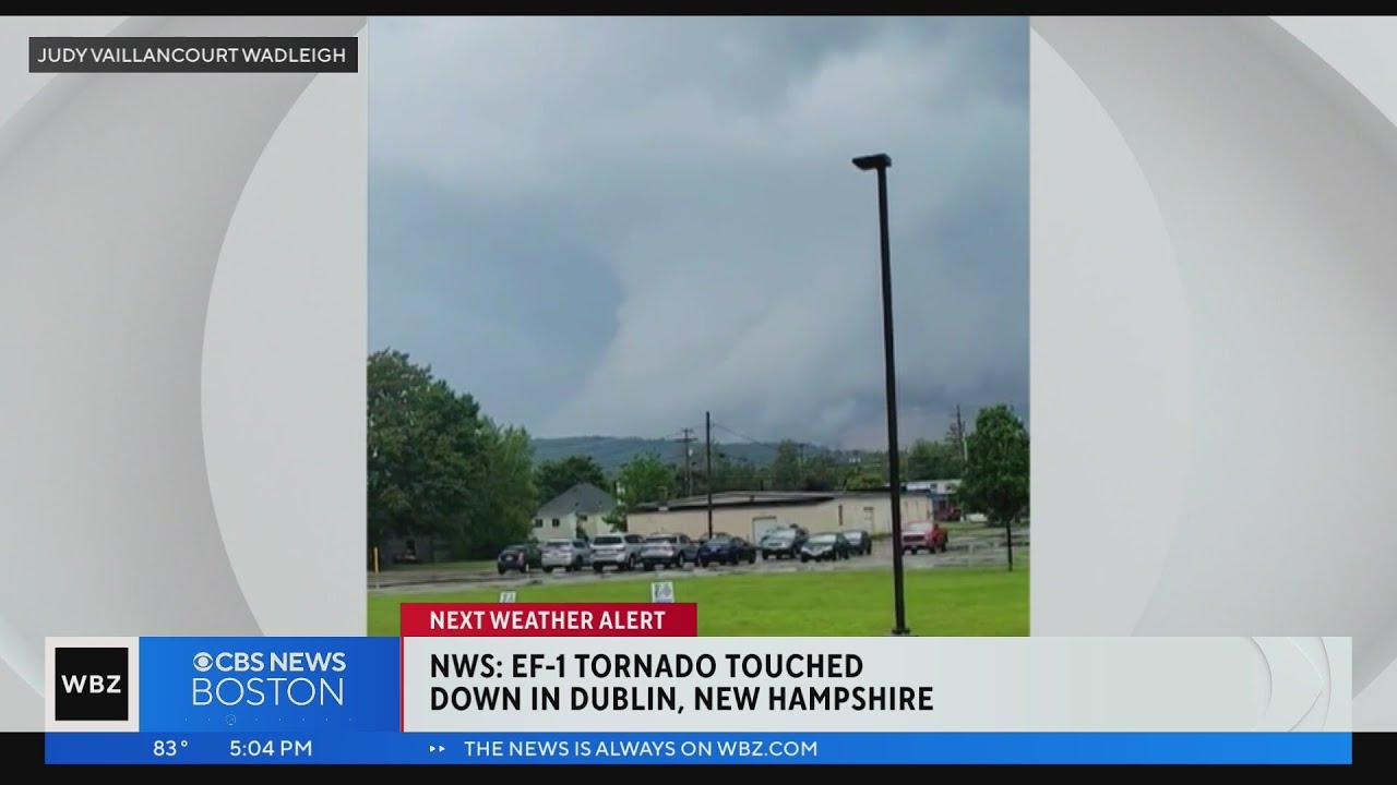 Tornado touched down in southwestern NH, National Weather Service ...
