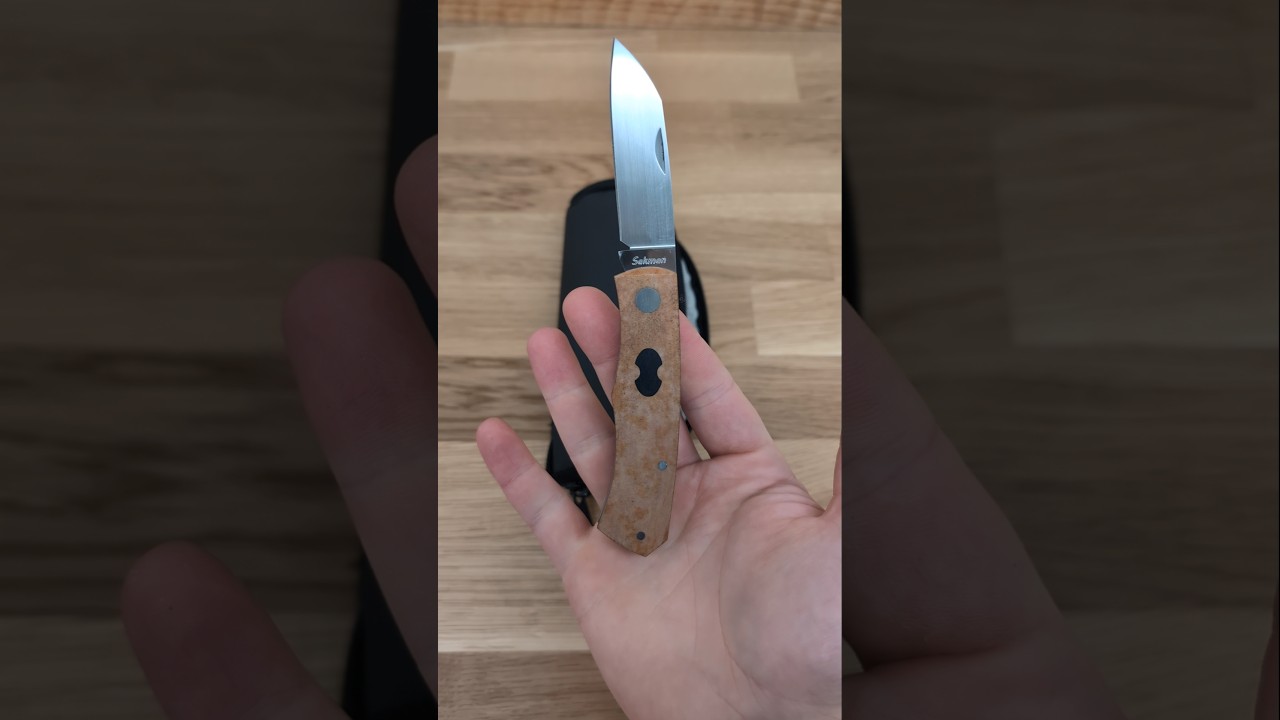 Rhino Slipjoint with Richlite - M390 Stainless Steel by Sakman Steenkamp