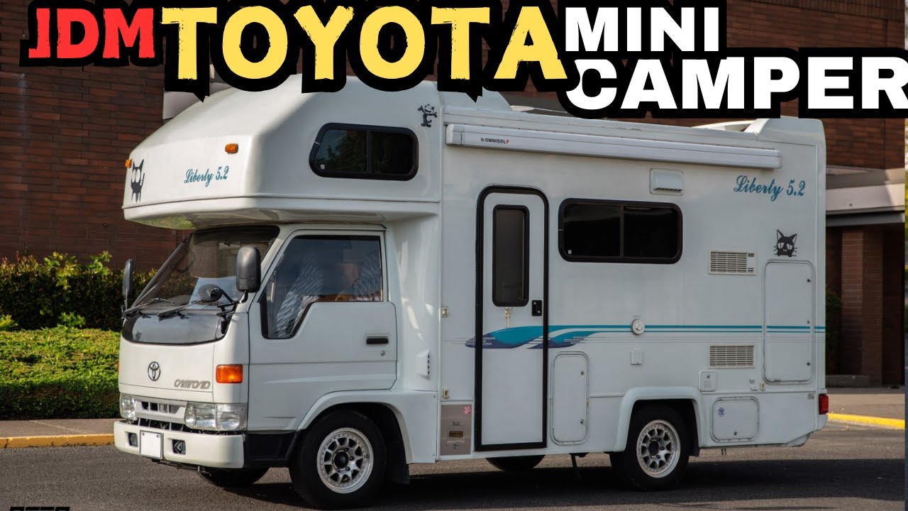 Toyota Diesel Camper From Japan has SMART layout: Toyota Camroad Liberty Motorhome POV Walkthrough