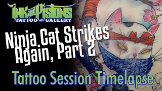 Information Tattooing a Large Japanese Ninja Cat  Backpiece - Session 2 News