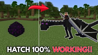 How to hatch Ender dragon in Minecraft Working! (PE/Java/Bedrock) screenshot 3