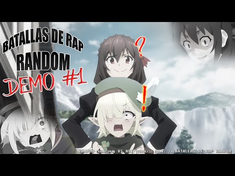 [DEMO #1] Yunyun (KonoSuba) vs Aoi (Princess Connect) || Batallas de Rap Random