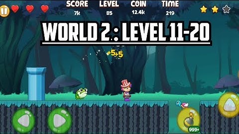 Super Matino Adventure World 2 Level 11-20 | Super Matino World 2 | Super Matino Adventure Game