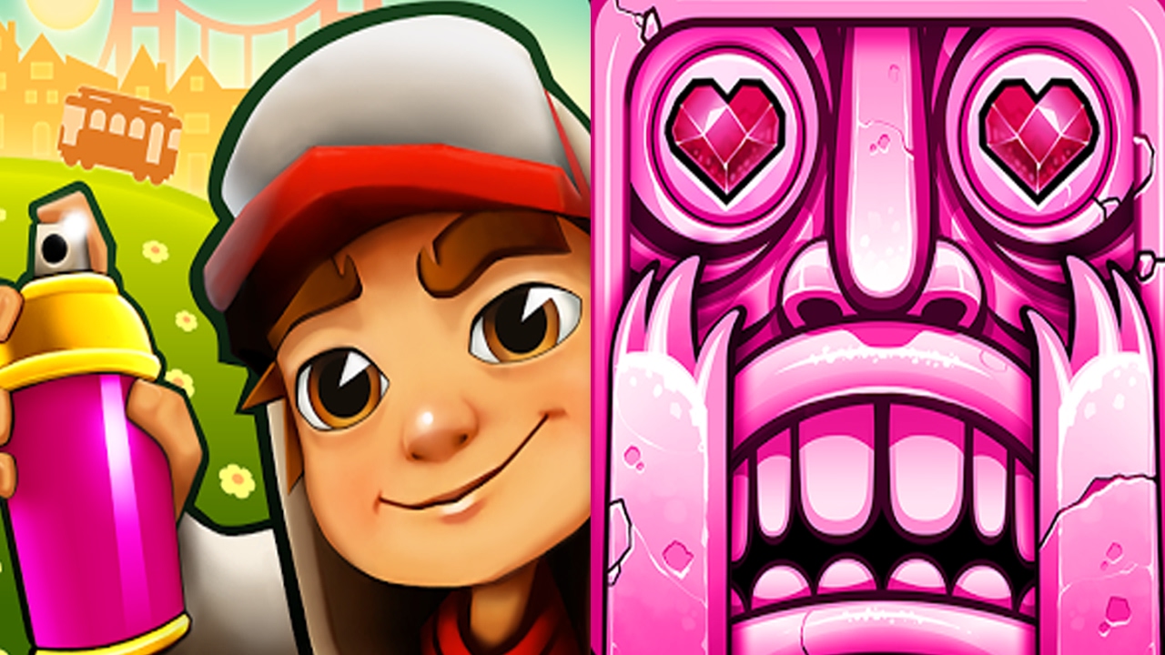 Subway Surfers London VS Temple Run 2 Blazing Sands Android Gameplay HD
