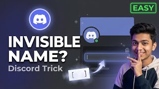 How to Make Your Name Invisible on Discord – Easy Trick!