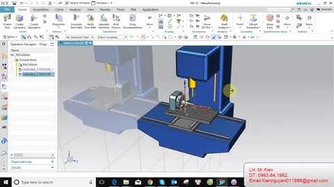 Mô phỏng gia công 4 axis | Đào tạo NX CAM