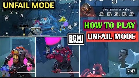 BGMI UNFAIL MODE ☠️ KAISE KHELE | HOW TOPLAY UNFAIL MODE | BGMI PREDATOR KILLSURVIVOR WIN TIPS TRICK