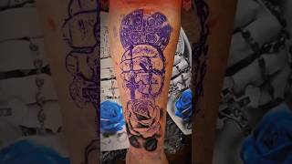 Tatuaje de Medalla de San benito #mauriciovilchextattoo #tattoo #tatuaje