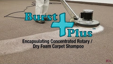 BURST PLUS™ Encapsulating Concentrated Rotary / Dry Foam Carpet Shampoo