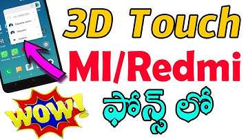 3d Touch in xiaomi phones | enable 3d touch in redmi note 5 pro | launcher beta app | tekpedia