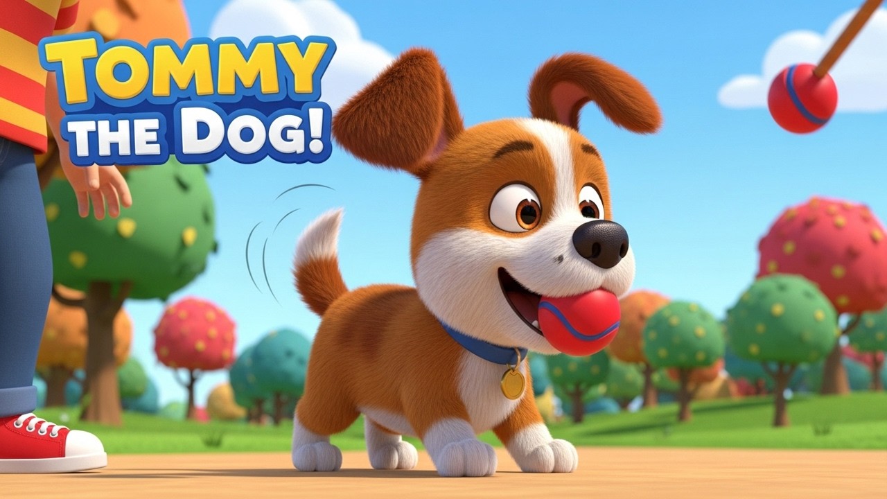 Tommy the Dog, Run Along! | Fun 3D Rhyming Poem & Kids Animation Story | Poem Pack