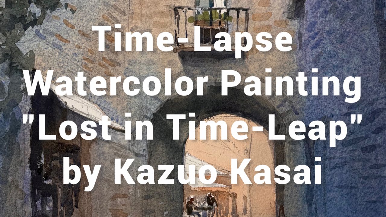 Long Version》Kazuo Kasai Watercolor Painting 