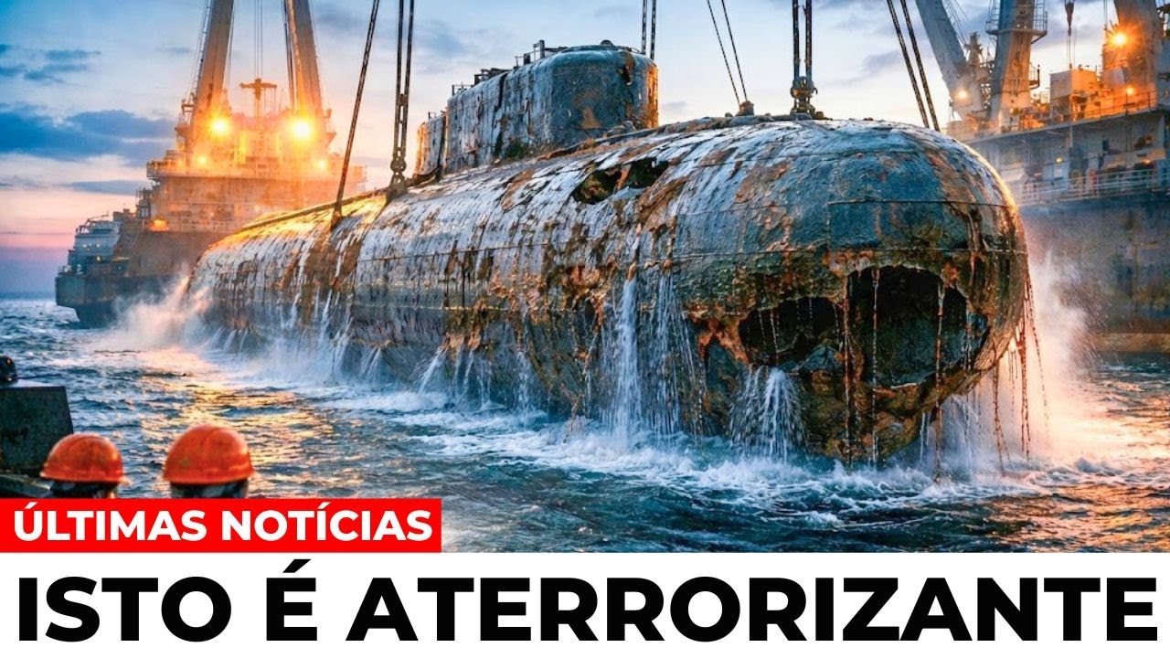 Eles finalmente içaram o Kursk… e o que encontraram foi ATERRORIZANTE