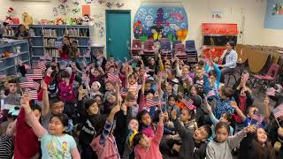 Flags for First Graders at Ocotillo ELS