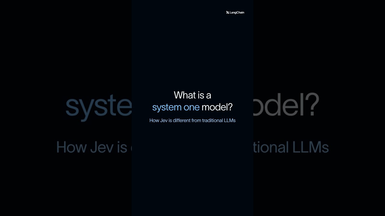 Jev Explained | System 1 vs System 2, for AI models