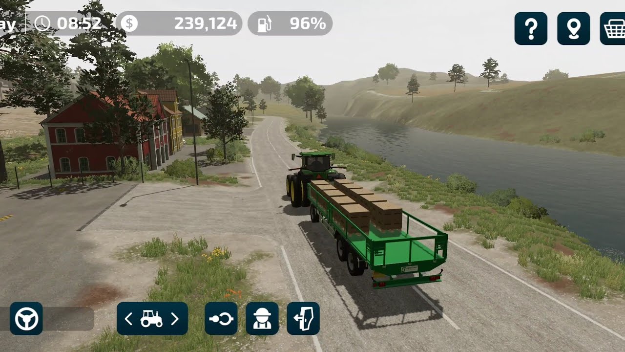 FS 23 Mobile GamePlay |||| Fabric Cotton & Clothes Making 🚜 Neubrunn Map |||| 🙂