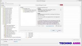 Downloading additional components with Android SDK Manager - 2020