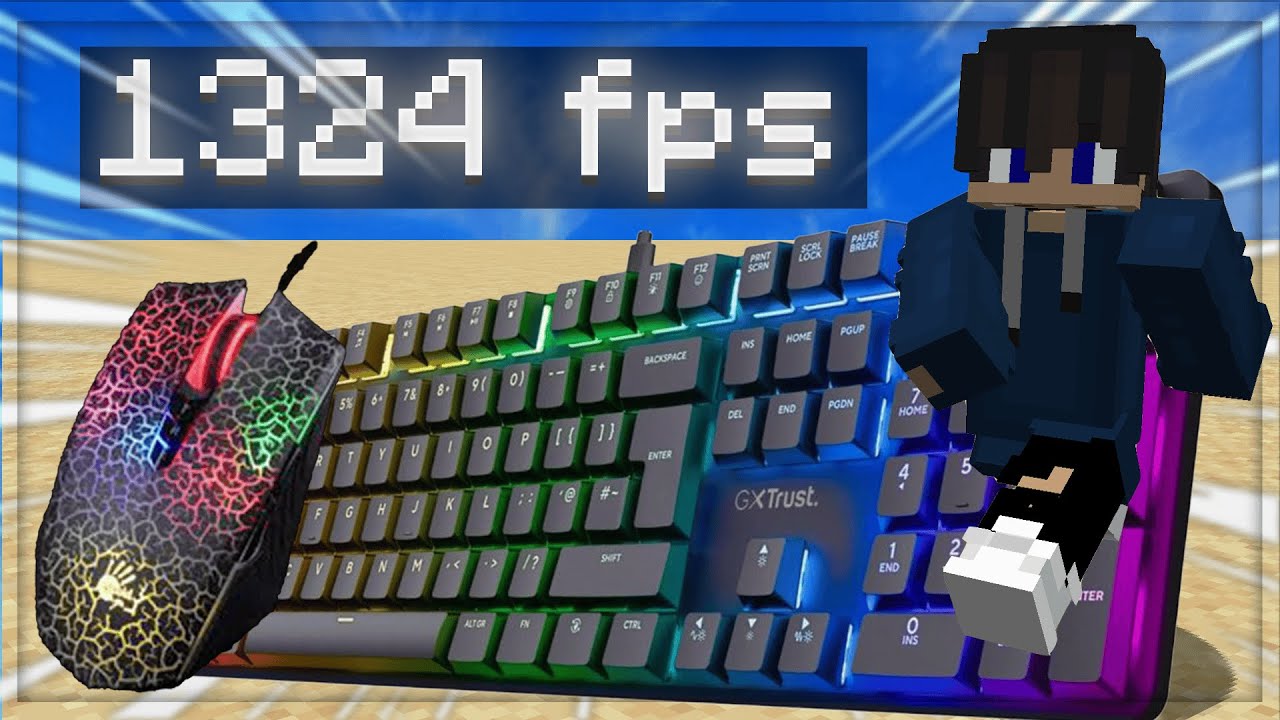 8 Minutes Bedwars ASMR Keyboard & Mouse Sounds - CoralMC Bedwars