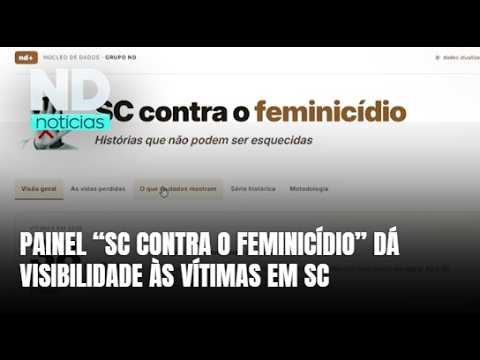 “SC Contra o Feminicídio”: Grupo ND lança painel sobre violência contra a mulher - QTU Questões do Universo