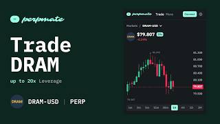Trade DRAM Perpetuals on Perp DEX | Long & Short Memory Chip Market Futures 24/7
