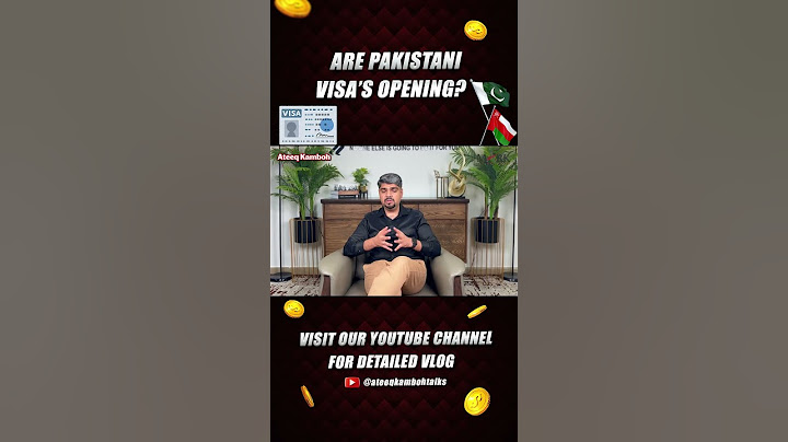 Is There Any Hope For Pakistani Visa's? | Ateeq Kamboh