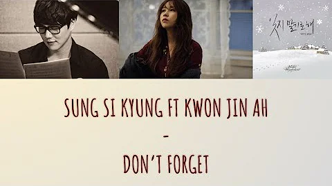 SUNG SI KYUNG FT. KWON JIN AH - DON'T FORGET (HAN ...