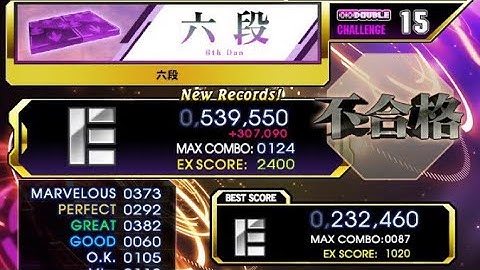 DDR A3 DP七段を目指して：その6【六段不合格】